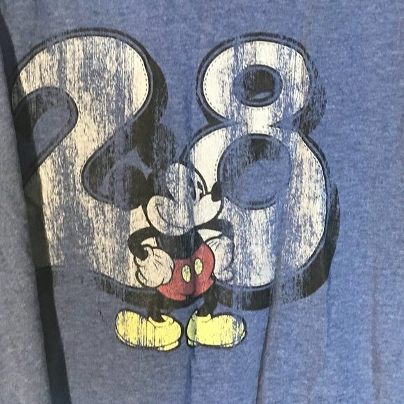 Disneyland Walt Disney World Mickey Mouse Blue Short Sleeve Sports Tee T Shirt - Picture 6 of 9
